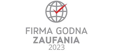 Srebrny logotyp firmy godnej zaufania 2023