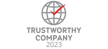 Srebrny logotyp firmy godnej zaufania 2023 eng